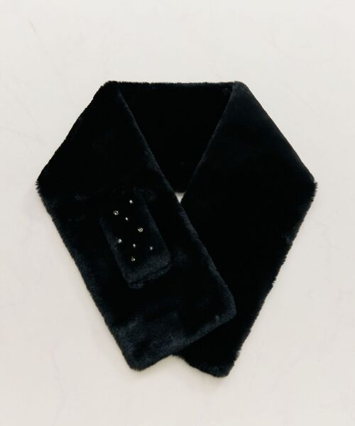 NARACAMICIE / ナラカミーチェ バンダナ・スカーフ | 【NARACAMICIE】エコファー パールループティペット | 詳細3