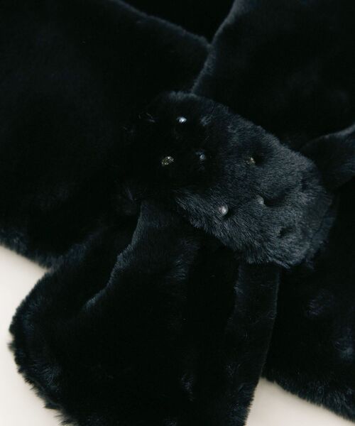 NARACAMICIE / ナラカミーチェ バンダナ・スカーフ | 【NARACAMICIE】エコファー パールループティペット | 詳細4