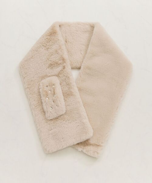 NARACAMICIE / ナラカミーチェ バンダナ・スカーフ | 【NARACAMICIE】エコファー パールループティペット | 詳細5