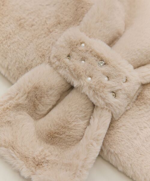 NARACAMICIE / ナラカミーチェ バンダナ・スカーフ | 【NARACAMICIE】エコファー パールループティペット | 詳細6