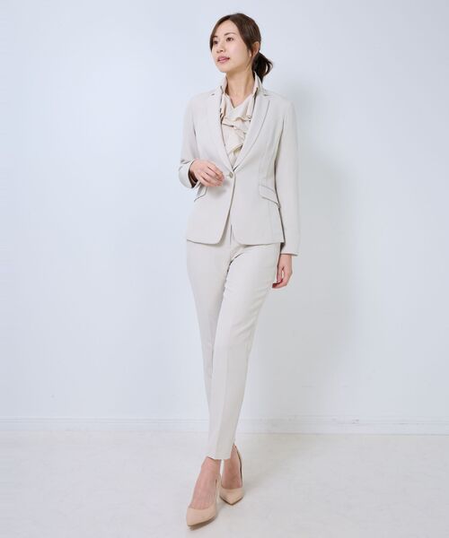 NARACAMICIE / ナラカミーチェ テーラードジャケット | 【NARACAMICIE】【セットアップスーツ対応】ストレッチダブルクロステーラードジャケット | 詳細12