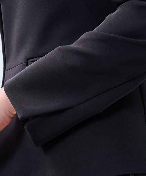 NARACAMICIE / ナラカミーチェ テーラードジャケット | 【NARACAMICIE】【セットアップスーツ対応】ストレッチダブルクロスノーカラージャケット | 詳細6