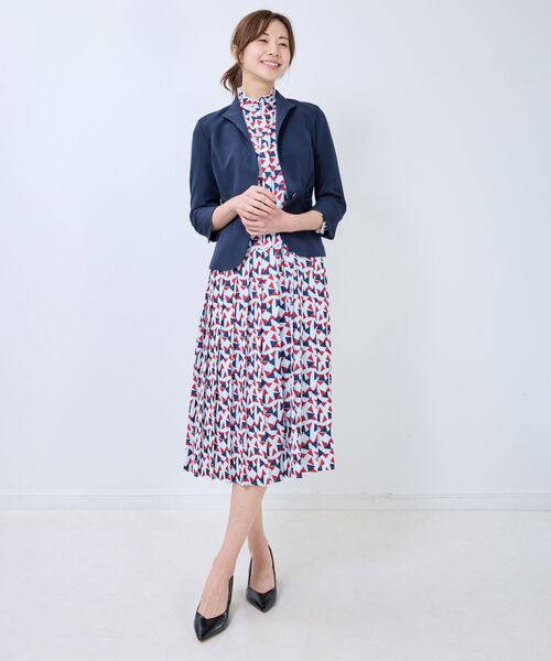 NARACAMICIE / ナラカミーチェ テーラードジャケット | 【NARACAMICIE】【セットアップスーツ対応】ストレッチダブルクロススタンドカラージャケット | 詳細11