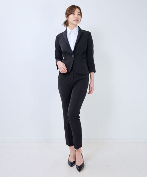 NARACAMICIE / ナラカミーチェ テーラードジャケット | 【NARACAMICIE】【セットアップスーツ対応】ストレッチダブルクロススタンドカラージャケット | 詳細12