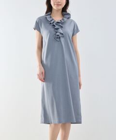 NARACAMICIE / ナラカミーチェ ロング・マキシ丈ワンピース | 【NARACAMICIE】スタンドフリルワンピース