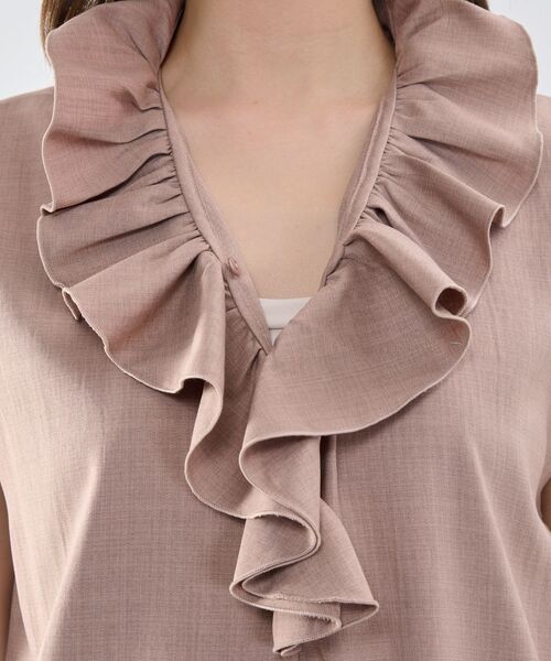 NARACAMICIE / ナラカミーチェ ロング・マキシ丈ワンピース | 【NARACAMICIE】スタンドフリルワンピース | 詳細4