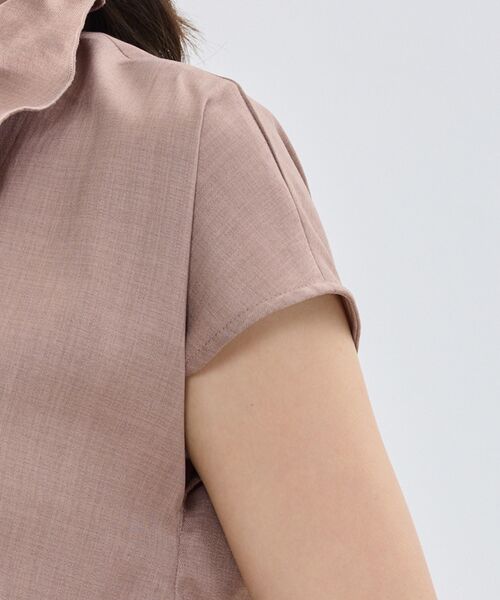 NARACAMICIE / ナラカミーチェ ロング・マキシ丈ワンピース | 【NARACAMICIE】スタンドフリルワンピース | 詳細6