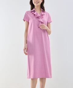 NARACAMICIE / ナラカミーチェ ロング・マキシ丈ワンピース | 【NARACAMICIE】襟付きフリルワンピース