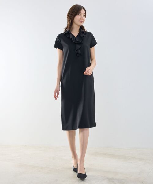 NARACAMICIE / ナラカミーチェ ロング・マキシ丈ワンピース | 【NARACAMICIE】襟付きフリルワンピース | 詳細11