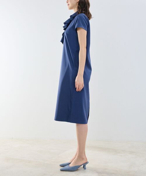 NARACAMICIE / ナラカミーチェ ロング・マキシ丈ワンピース | 【NARACAMICIE】襟付きフリルワンピース | 詳細2