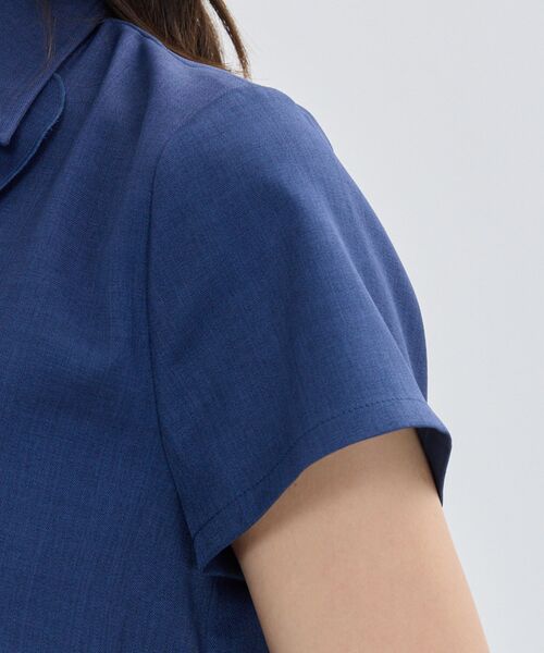 NARACAMICIE / ナラカミーチェ ロング・マキシ丈ワンピース | 【NARACAMICIE】襟付きフリルワンピース | 詳細7