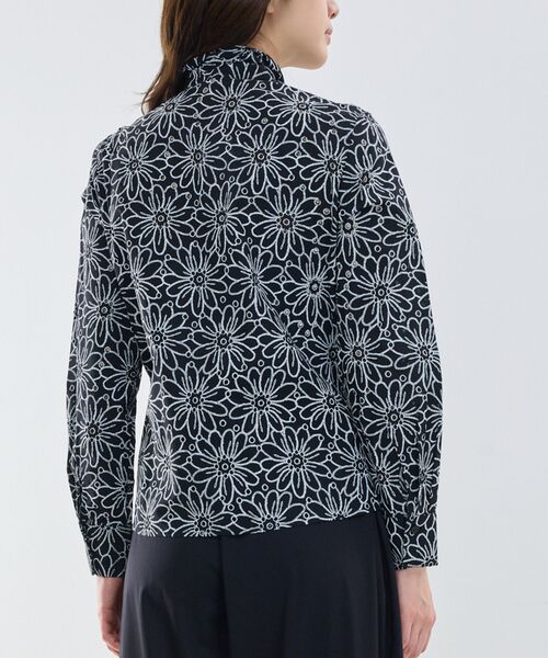 NARACAMICIE / ナラカミーチェ シャツ・ブラウス | 【NARACAMICIE】レースプリントボウタイ長袖ブラウス | 詳細3