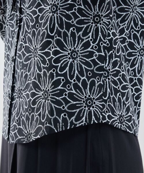 NARACAMICIE / ナラカミーチェ シャツ・ブラウス | 【NARACAMICIE】レースプリントボウタイ長袖ブラウス | 詳細8