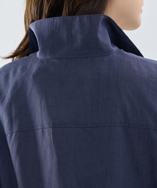 NARACAMICIE / ナラカミーチェ シャツ・ブラウス | 【NARACAMICIE】ポリ麻オーバーサイズ長袖シャツ | 詳細5