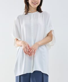 NARACAMICIE / ナラカミーチェ シャツ・ブラウス | 【NARACAMICIE】半袖テントラインブラウス