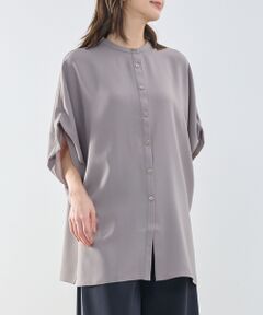 NARACAMICIE / ナラカミーチェ シャツ・ブラウス | 【NARACAMICIE】半袖テントラインブラウス