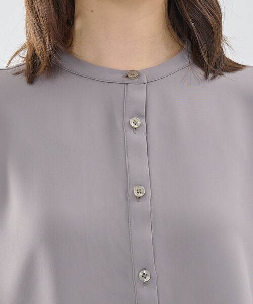 NARACAMICIE / ナラカミーチェ シャツ・ブラウス | 【NARACAMICIE】半袖テントラインブラウス | 詳細3