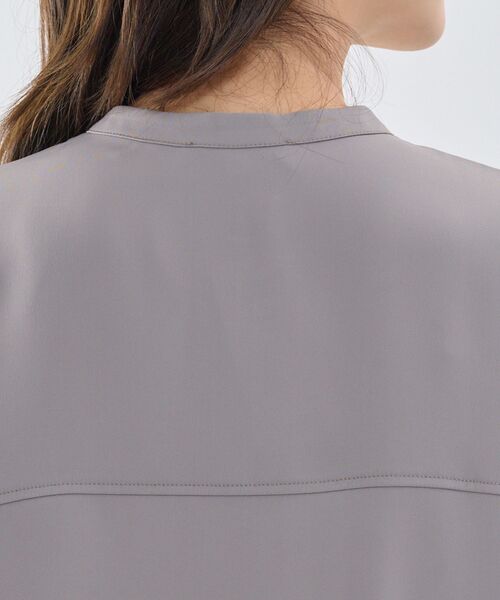 NARACAMICIE / ナラカミーチェ シャツ・ブラウス | 【NARACAMICIE】半袖テントラインブラウス | 詳細4
