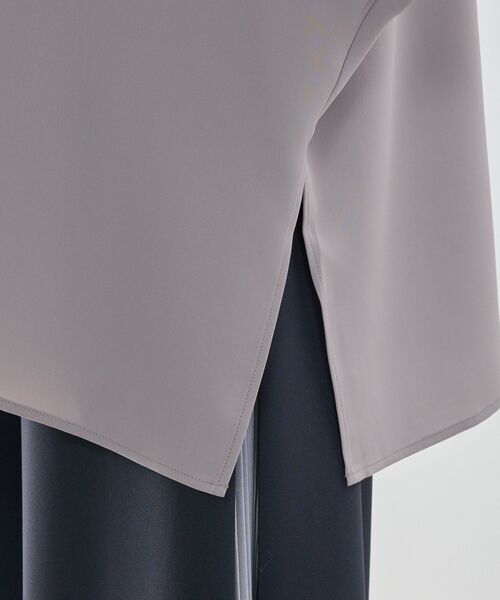 NARACAMICIE / ナラカミーチェ シャツ・ブラウス | 【NARACAMICIE】半袖テントラインブラウス | 詳細6