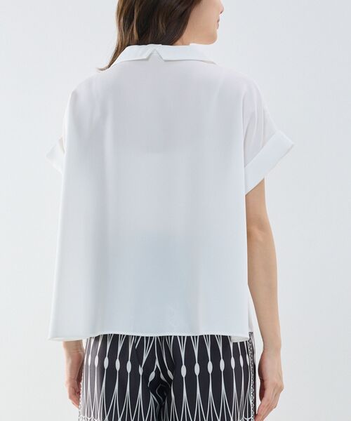 NARACAMICIE / ナラカミーチェ シャツ・ブラウス | 【NARACAMICIE】半袖セーラーカラーブラウス | 詳細3