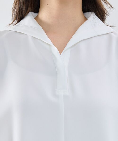 NARACAMICIE / ナラカミーチェ シャツ・ブラウス | 【NARACAMICIE】半袖セーラーカラーブラウス | 詳細4