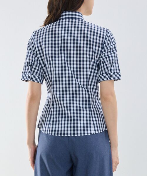 NARACAMICIE / ナラカミーチェ シャツ・ブラウス | 【NARACAMICIE】ギンガムチェック半袖シャツ | 詳細6