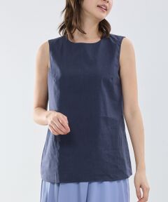 NARACAMICIE / ナラカミーチェ シャツ・ブラウス | 【NARACAMICIE】ポリ麻ノースリーブ