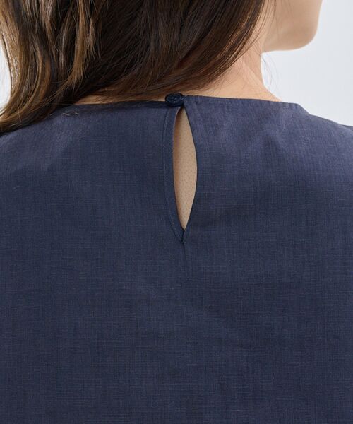 NARACAMICIE / ナラカミーチェ シャツ・ブラウス | 【NARACAMICIE】ポリ麻ノースリーブ | 詳細5