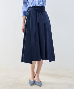 NARACAMICIE / ナラカミーチェ ミニ・ひざ丈スカート | 【NARACAMICIE】リボンラップフレアスカート