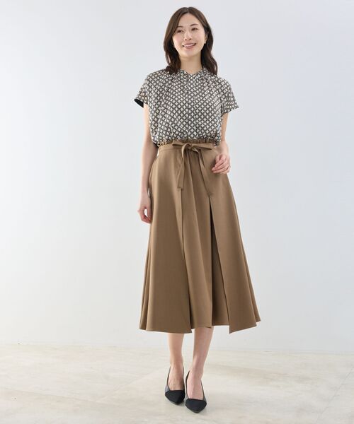 NARACAMICIE / ナラカミーチェ ミニ・ひざ丈スカート | 【NARACAMICIE】リボンラップフレアスカート | 詳細5