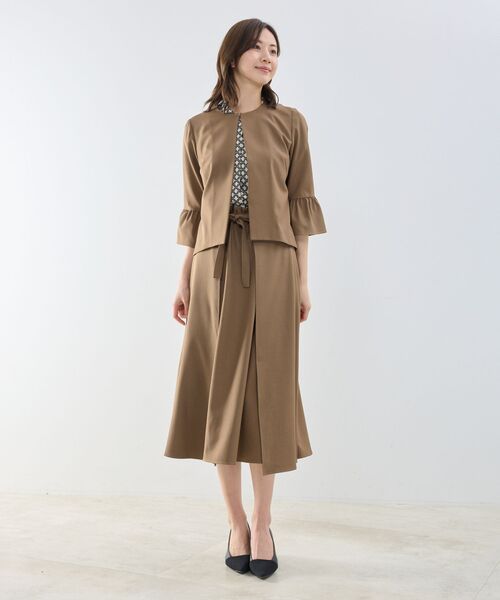 NARACAMICIE / ナラカミーチェ ミニ・ひざ丈スカート | 【NARACAMICIE】リボンラップフレアスカート | 詳細6