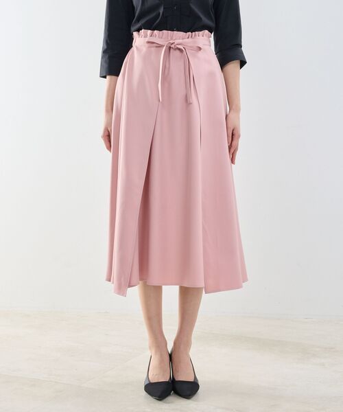 NARACAMICIE / ナラカミーチェ ミニ・ひざ丈スカート | 【NARACAMICIE】リボンラップフレアスカート | 詳細7