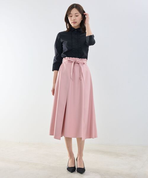 NARACAMICIE / ナラカミーチェ ミニ・ひざ丈スカート | 【NARACAMICIE】リボンラップフレアスカート | 詳細12