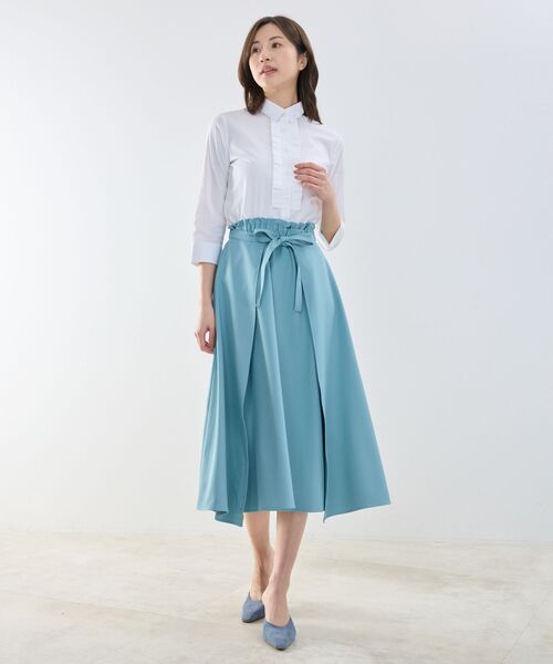 NARACAMICIE / ナラカミーチェ ミニ・ひざ丈スカート | 【NARACAMICIE】リボンラップフレアスカート | 詳細13