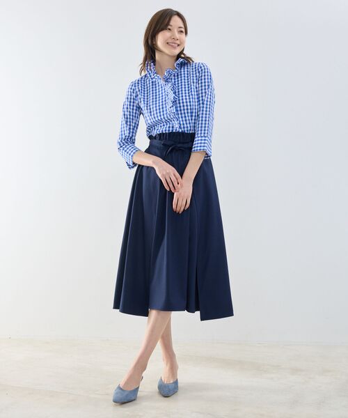 NARACAMICIE / ナラカミーチェ ミニ・ひざ丈スカート | 【NARACAMICIE】リボンラップフレアスカート | 詳細14