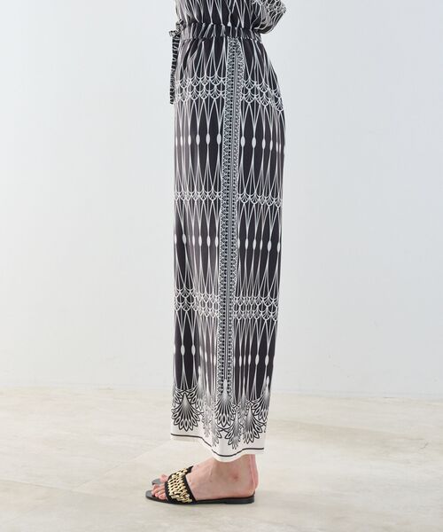 NARACAMICIE / ナラカミーチェ その他パンツ | 【NARACAMICIE】ライン幾何柄パンツ | 詳細2