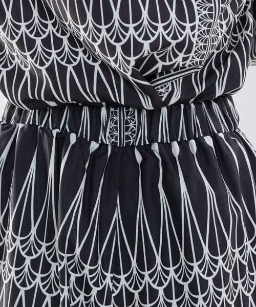 NARACAMICIE / ナラカミーチェ その他パンツ | 【NARACAMICIE】ライン幾何柄パンツ | 詳細4