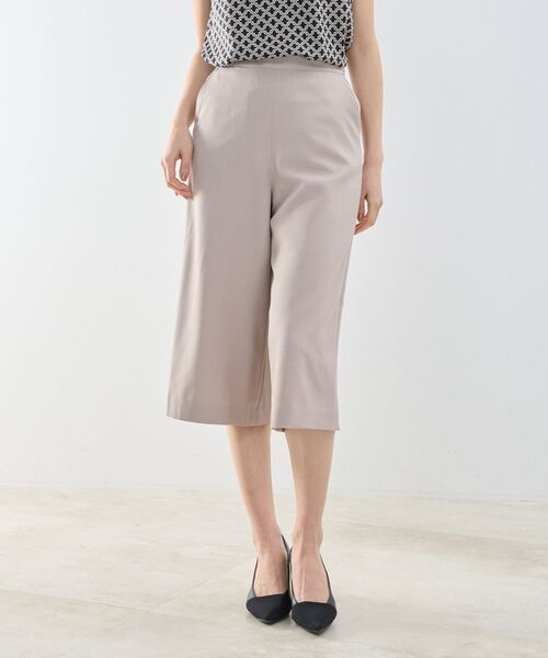 NARACAMICIE / ナラカミーチェ その他パンツ | 【NARACAMICIE】ワイドクロップドパンツ(ベージュ)