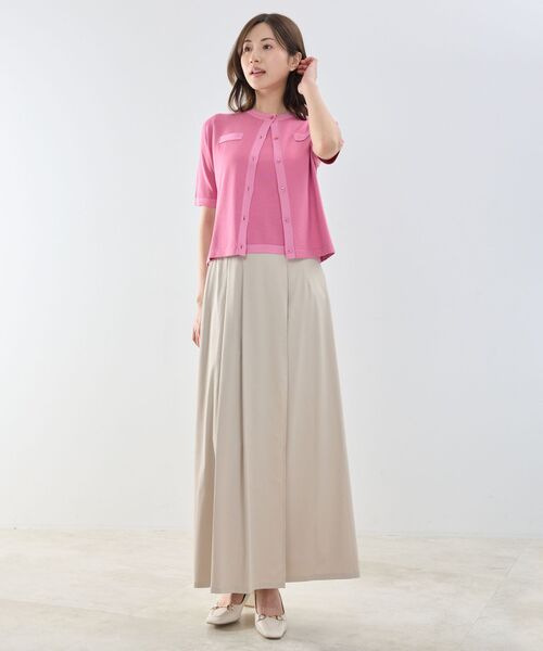 NARACAMICIE / ナラカミーチェ カーディガン・ボレロ | 【NARACAMICIE】調温五分袖クルーネックカーディガン | 詳細11