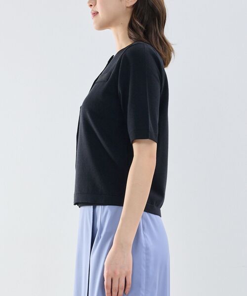 NARACAMICIE / ナラカミーチェ カーディガン・ボレロ | 【NARACAMICIE】調温五分袖クルーネックカーディガン | 詳細2