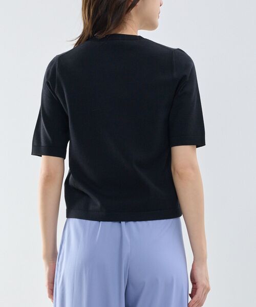 NARACAMICIE / ナラカミーチェ カーディガン・ボレロ | 【NARACAMICIE】調温五分袖クルーネックカーディガン | 詳細3