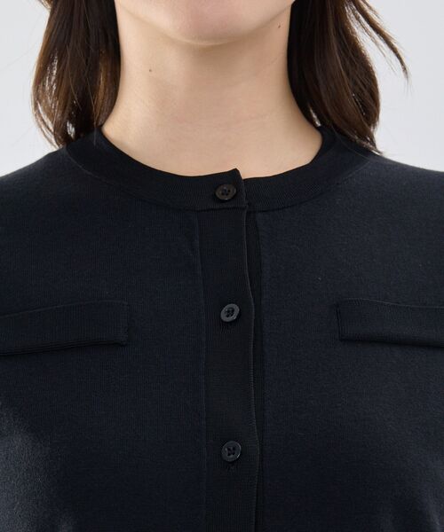 NARACAMICIE / ナラカミーチェ カーディガン・ボレロ | 【NARACAMICIE】調温五分袖クルーネックカーディガン | 詳細4
