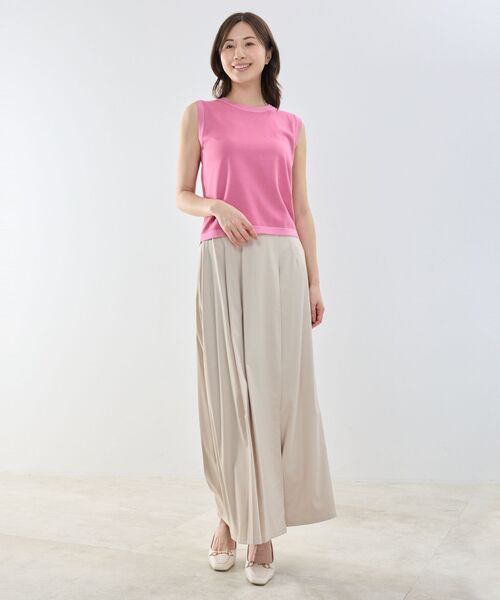 NARACAMICIE / ナラカミーチェ ニット・セーター | 【NARACAMICIE】調温ニットノースリプルオーバー | 詳細10