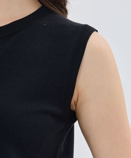 NARACAMICIE / ナラカミーチェ ニット・セーター | 【NARACAMICIE】調温ニットノースリプルオーバー | 詳細6