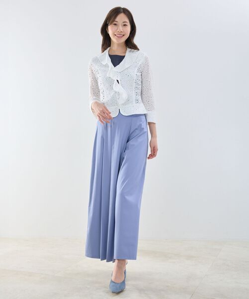 NARACAMICIE / ナラカミーチェ テーラードジャケット | 【NARACAMICIE】アイレットレース長袖ジャケット | 詳細10