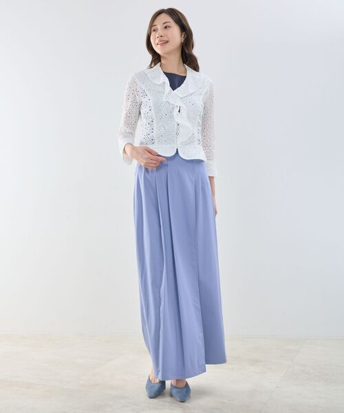 NARACAMICIE / ナラカミーチェ テーラードジャケット | 【NARACAMICIE】アイレットレース長袖ジャケット | 詳細11