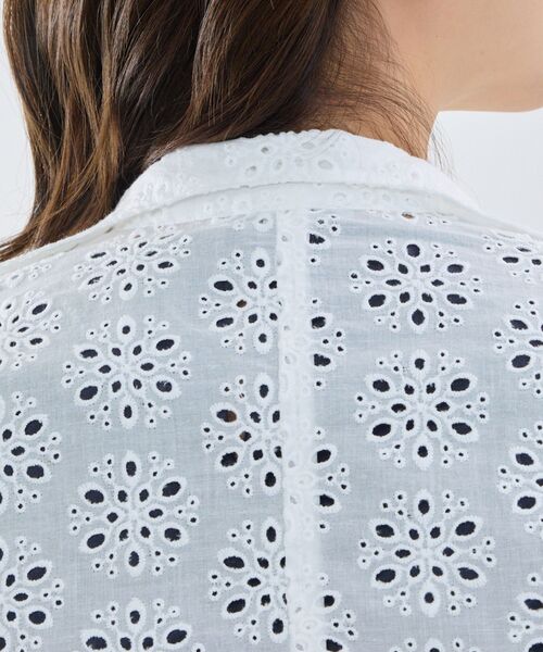 NARACAMICIE / ナラカミーチェ テーラードジャケット | 【NARACAMICIE】アイレットレース長袖ジャケット | 詳細5