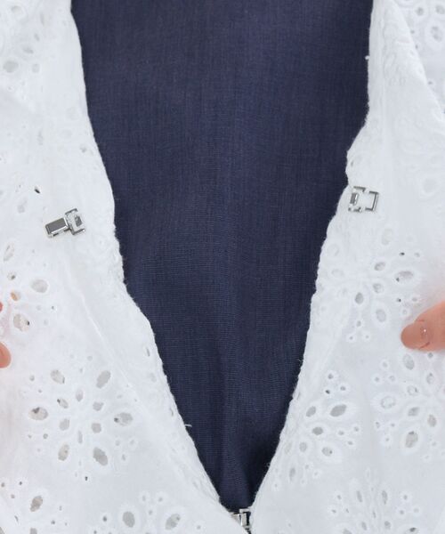 NARACAMICIE / ナラカミーチェ テーラードジャケット | 【NARACAMICIE】アイレットレース長袖ジャケット | 詳細6