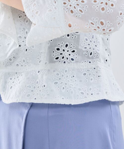 NARACAMICIE / ナラカミーチェ テーラードジャケット | 【NARACAMICIE】アイレットレース長袖ジャケット | 詳細8