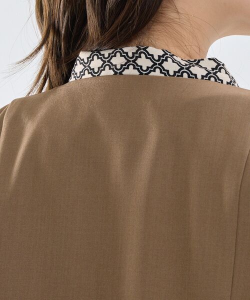 NARACAMICIE / ナラカミーチェ ノーカラージャケット | 【NARACAMICIE】袖フリルノーカラージャケット | 詳細10